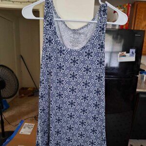 Tank Top with Flower Design
